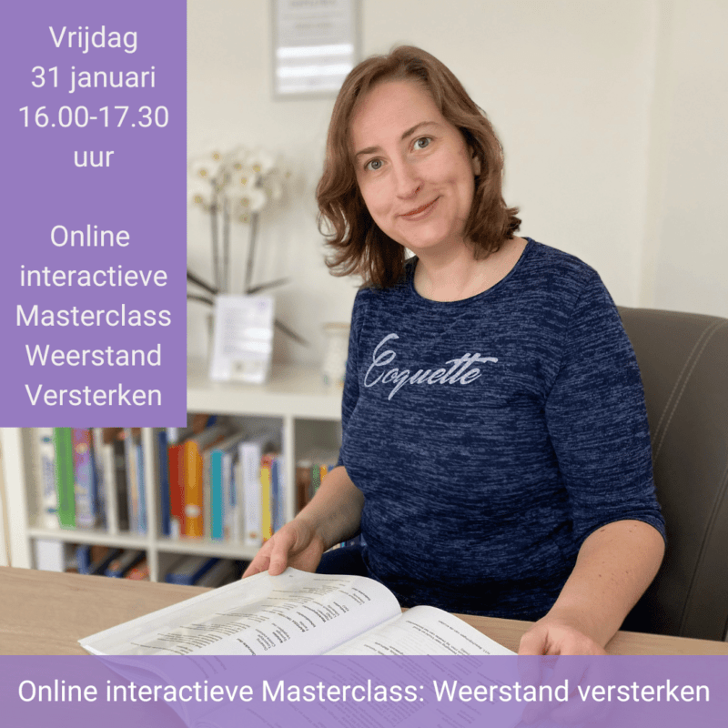 Interactieve online Masterclass weerstand versterken